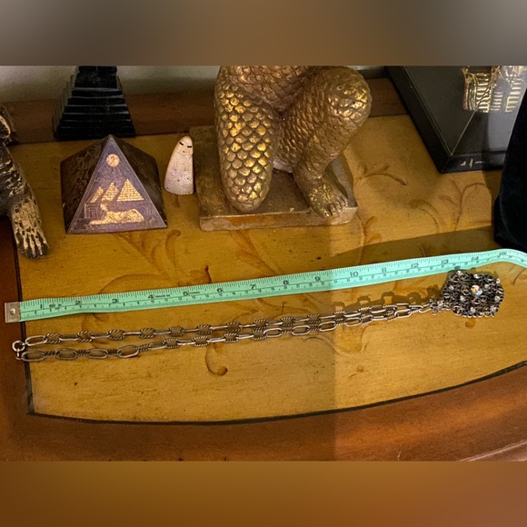 Vintage silver tone necklace - Picture 5 of 11